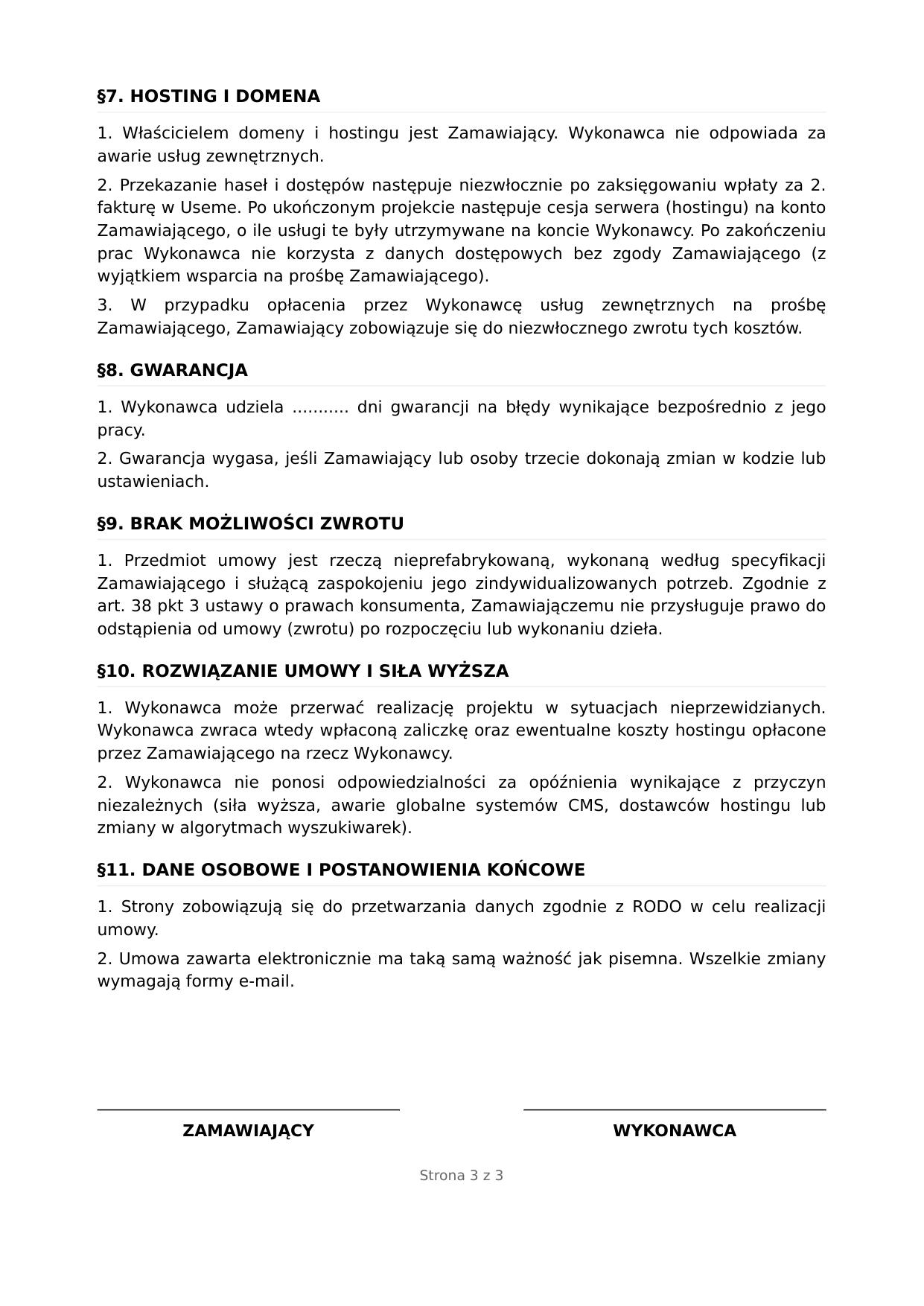 Umowa — strona 3